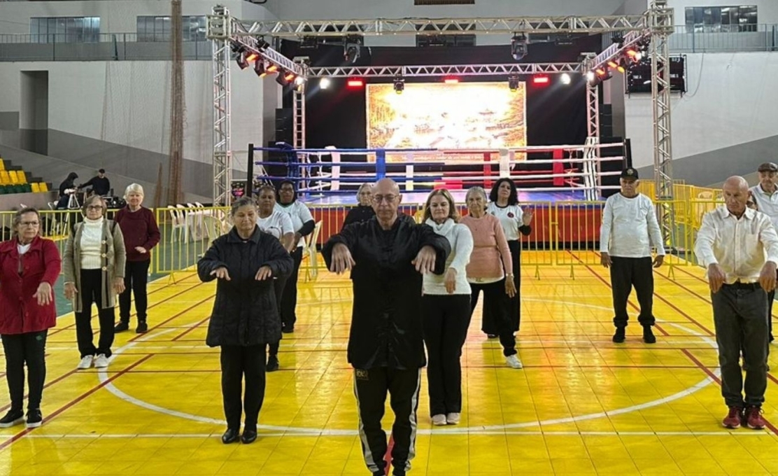 IDOSOS DO SCFV REPRESENTAM SÃO PEDRO DO IGUAÇU NO III CAMPEONATO PARANAENSE DE WUSHU SANDA