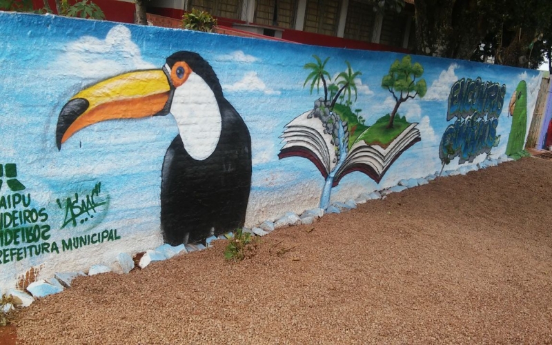 Oficina de Grafitagem na Escola Rural Municipal São Judas Tadeu